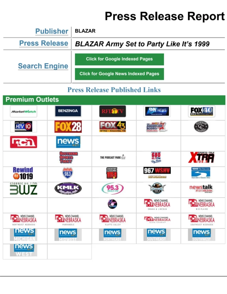 press release distribution